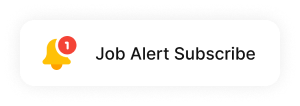 Job alert subscribe notification icon with bell symbol