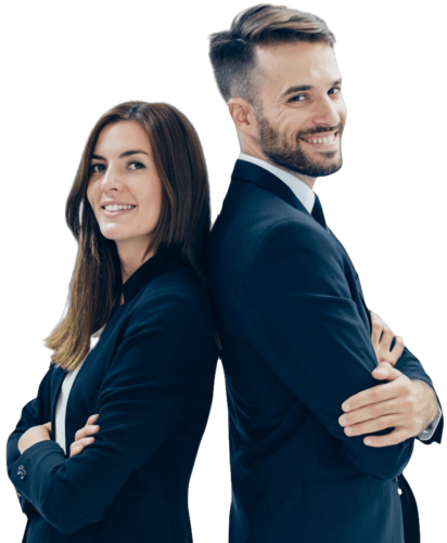 Illustration of a group of men and women representing teamwork and collaboration